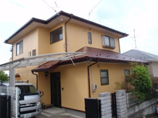 平成22年6月仙台市宮城野区 Ｎ様邸外壁・屋根塗装リフォーム事例