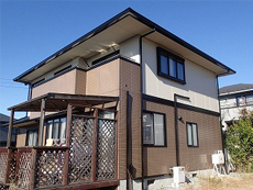 平成24年10月仙台市泉区 I様邸外壁・屋根塗装リフォーム事例