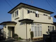 平成21年2月仙台市若林区 H様邸外壁・屋根塗装リフォーム事例