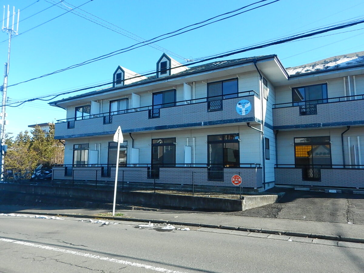 第２回目の塗替えでイメージを一新して入居率の向上を目指す。