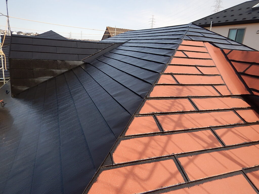 シリコン樹脂塗料塗布１回目