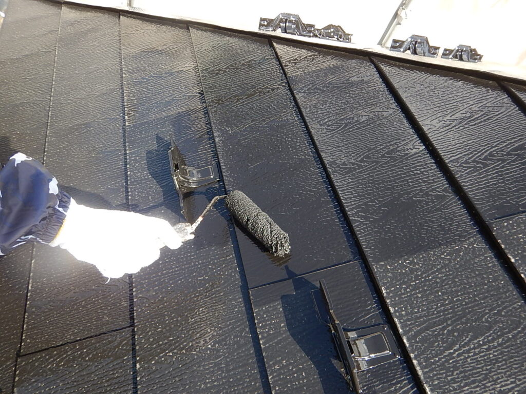 エポキシ錆止め塗布