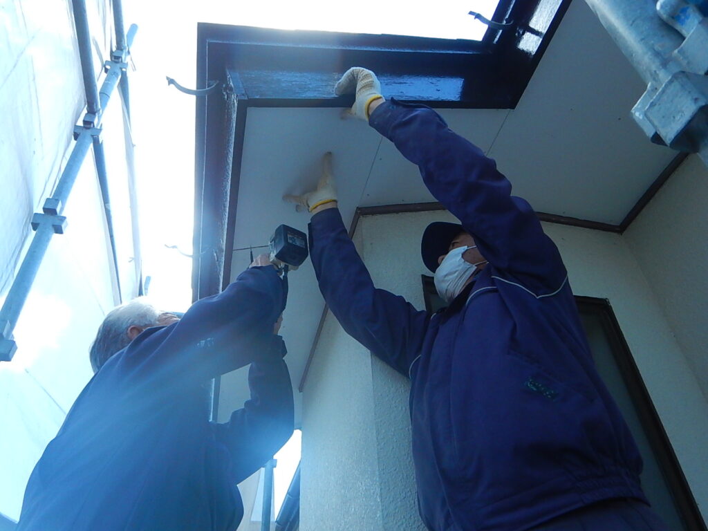 ケイカル板取付け