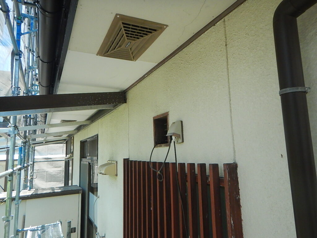 軒天張替え完了